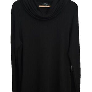 Lauren Ralph Lauren Black Cowl Neck Sweater